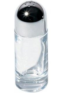 Alessi 5076 saliera e pepiera Acciaio inox, Trasparente