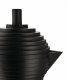 Alessi MDL02/6BB caffettiera manuale Moka Nero 5