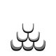Alessi GIA13B portabottiglie per vino Nero 2