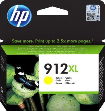 HP Cartuccia di inchiostro giallo originale 912XL ad alta capacità