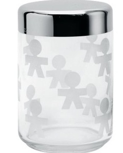 Alessi AKK37 recipiente Rotondo Vetro Trasparente