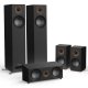 Jamo S 805 HCS set di altoparlanti Home theatre Nero 5.0 canali 2