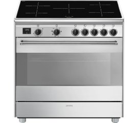 Smeg Concert BG91IX2 cucina Cucina freestanding Elettrico Piano cottura a induzione Acciaio inox