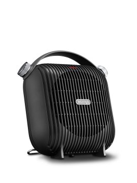 De’Longhi HFS30C24.DG Interno Nero 2400 W Riscaldatore ambiente elettrico con ventilatore