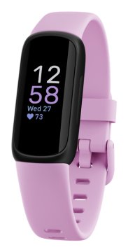 Fitbit Inspire 3 AMOLED Tracciatore di attività da braccio Nero, Lillà