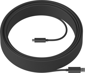 Logitech 939-001802 cavo USB USB 3.2 Gen 2 (3.1 Gen 2) 25 m USB A USB C Grafite