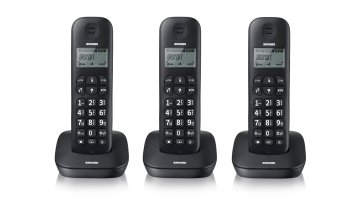 Brondi Gala Trio Telefono DECT Identificatore di chiamata Nero