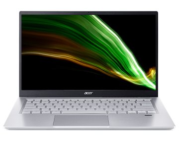 Acer NX.AB1ET.00F ultrabook Computer portatile 35,6 cm (14") Full HD AMD Ryzen™ 5 5500U 8 GB LPDDR4x-SDRAM 512 GB SSD Wi-Fi 6 (802.11ax) Windows 11 Home Argento