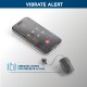 Cellularline Roller Clip Classic Auricolare Bluetooth® mono a capsula con cavo riavvolgibile e clip di aggancio 19