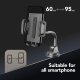 Cellularline Hug Flexi - Universal Supporto smartphone da auto con fissaggio a ventosa 13