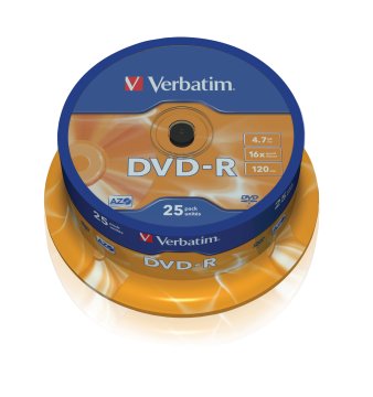 Verbatim 43667 4,7 GB DVD-R 25 pz