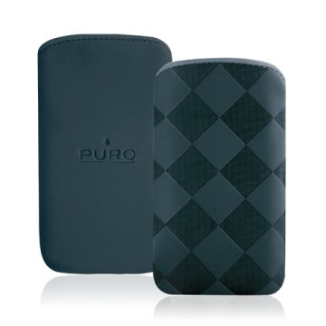 PURO Rhomny Medium custodia per cellulare Custodia a scorrimento Nero