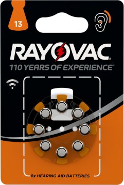 Rayovac Batteria per apparecchi acustici Size 13 Blister 8, PR48
