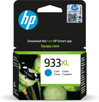 HP Cartuccia originale inchiostro ciano ad alta capacità 933XL