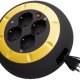 Vimar 0P32711 prolunghe e multiple 5 m 4 presa(e) AC Nero, Giallo 2