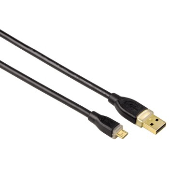 Hama USB Connecting Cable, USB-A plug - micro USB plug, 1.8 m cavo USB 1,8 m USB A Nero