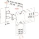 Munari SP366 Supporto TV a parete 66 cm (26