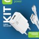Cellularline USB Charger Kit 1A - Micro USB - Huawei, Xiaomi, Wiko, Asus and other smartphone Caricabatterie da rete 1A con cavo Micro USB 2
