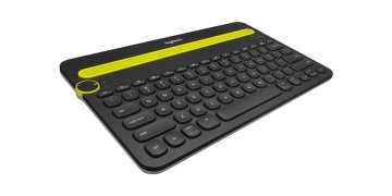 Logitech Bluetooth® Multi-Device Keyboard K480 tastiera QWERTY Italiano Nero, Lime