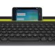 Logitech Bluetooth® Multi-Device Keyboard K480 tastiera QWERTY Italiano Nero, Lime 3