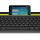 Logitech Bluetooth® Multi-Device Keyboard K480 tastiera QWERTY Italiano Nero, Lime 6