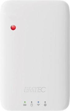 Emtec 500GB 2.5" USB 3.0 disco rigido esterno Wi-Fi 2.5" Micro-USB B 3.2 Gen 1 (3.1 Gen 1) Bianco