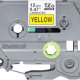 Brother TZE631S nastro per etichettatrice Nero su giallo TZe 3