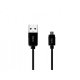 SBS 1m USB2.0/MicroUSB cavo USB USB A Micro-USB A Nero 2