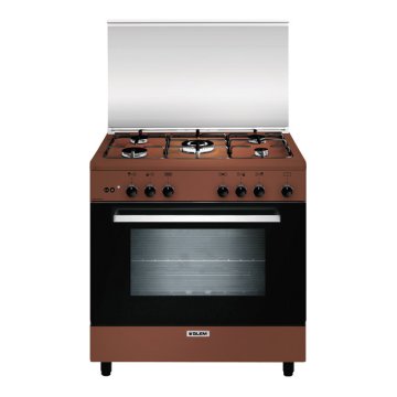 Glem Gas A855GC cucina Elettrico/Gas Marrone