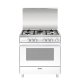 Glem Gas U855VX cucina Elettrico/Gas Bianco 2