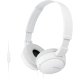 Sony MDR-ZX110AP Auricolare Cablato A Padiglione Musica e Chiamate Bianco 3