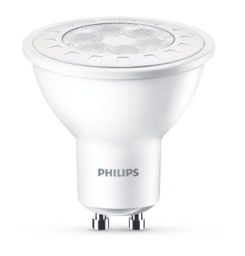 Philips Faretto non regolabile, GU10, 6,5 W (65 W), bianco