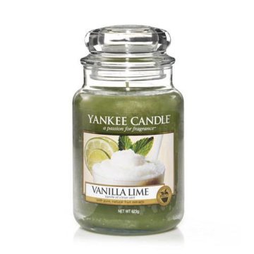 Yankee Candle 1106730E candela di cera Rotondo Limone, Lime, Vaniglia Verde 1 pz
