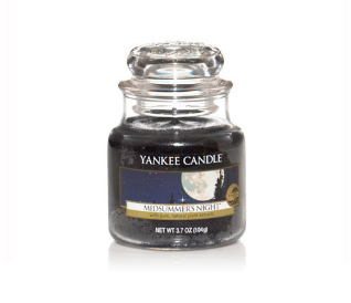 Yankee Candle Midsummers Night candela di cera Rotondo Muschio, Patchouli Nero 1 pz