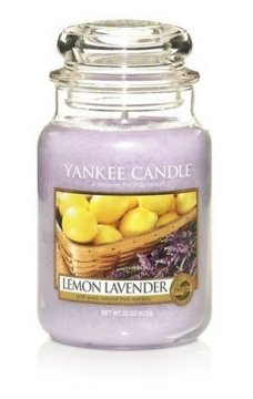 Yankee Candle 1073481 candela di cera Rotondo Lavanda, Limone Viola 1 pz