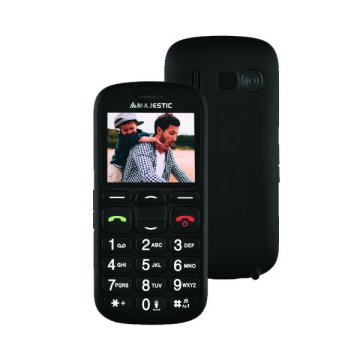New Majestic TLF-Sileno 31R 5,59 cm (2.2") 80 g Nero Telefono di livello base