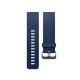 Fitbit FB159ABBUL accessorio indossabile intelligente Band Blu Elastomero, Acciaio inox 2