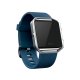 Fitbit FB159ABBUL accessorio indossabile intelligente Band Blu Elastomero, Acciaio inox 3
