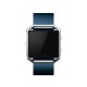 Fitbit FB159ABBUL accessorio indossabile intelligente Band Blu Elastomero, Acciaio inox 5