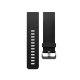 Fitbit FB159ABBKL accessorio indossabile intelligente Band Nero Elastomero, Acciaio inox 2