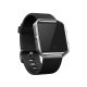 Fitbit FB159ABBKL accessorio indossabile intelligente Band Nero Elastomero, Acciaio inossidabile 3