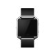 Fitbit FB159ABBKL accessorio indossabile intelligente Band Nero Elastomero, Acciaio inossidabile 5