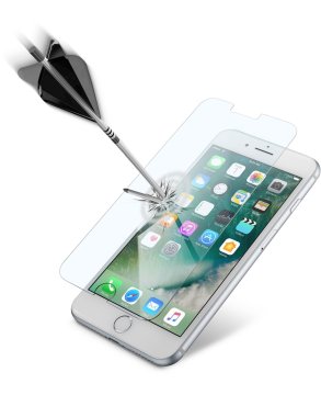 Cellularline Impact Glass - iPhone 8 Plus/7 Plus Vetro temperato sottile, resistente e super sensibile
