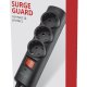 Trust 21056 protezione da sovraccarico Nero 3 presa(e) AC 1,8 m 5