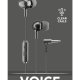 Cellularline VOICE IN-EAR Auricolari in-ear con microfono, tasto di risposta e connettore Jack 3.5mm 5