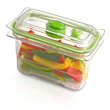 FoodSaver FFC002X recipiente per cibo Rettangolare Scatola 0,47 L Verde, Trasparente 1 pz