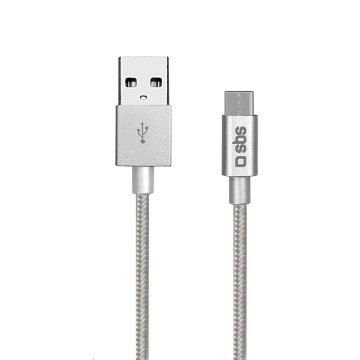 SBS TECABLETC15BS cavo USB USB 2.0 1,5 m USB A USB C Argento