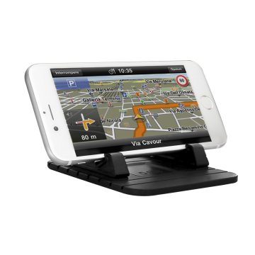 SBS Supporto universale con base antiscivolo per telefono da auto e scrivania