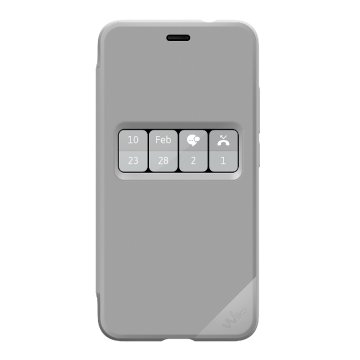 Wiko WKPRFIGY3961 custodia per cellulare 14 cm (5.5") Custodia a libro Grigio