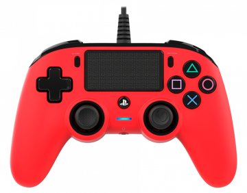NACON PS4OFCPADRED periferica di gioco Rosso USB Gamepad Analogico/Digitale PC, PlayStation 4